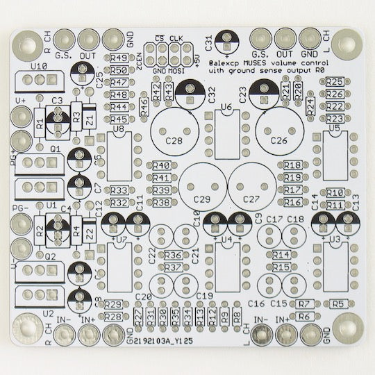 MUSES72320 Volume Control Board with Ground Sensing Output