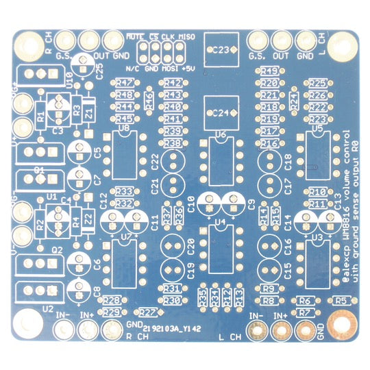 WM8816/MAS6116 Balanced Digital Volume Control Board with Ground Sensing