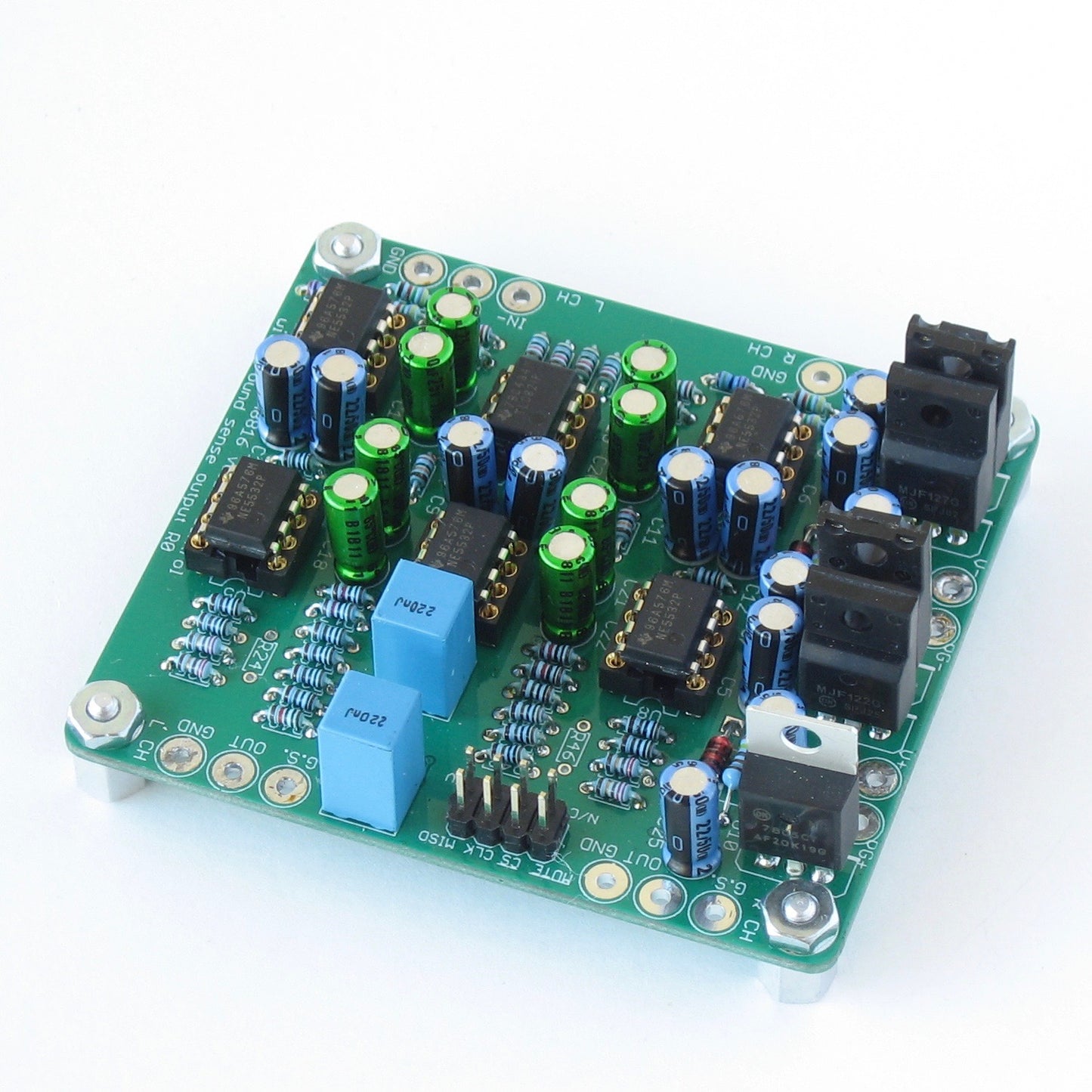 WM8816/MAS6116 Balanced Digital Volume Control Board with Ground Sensing