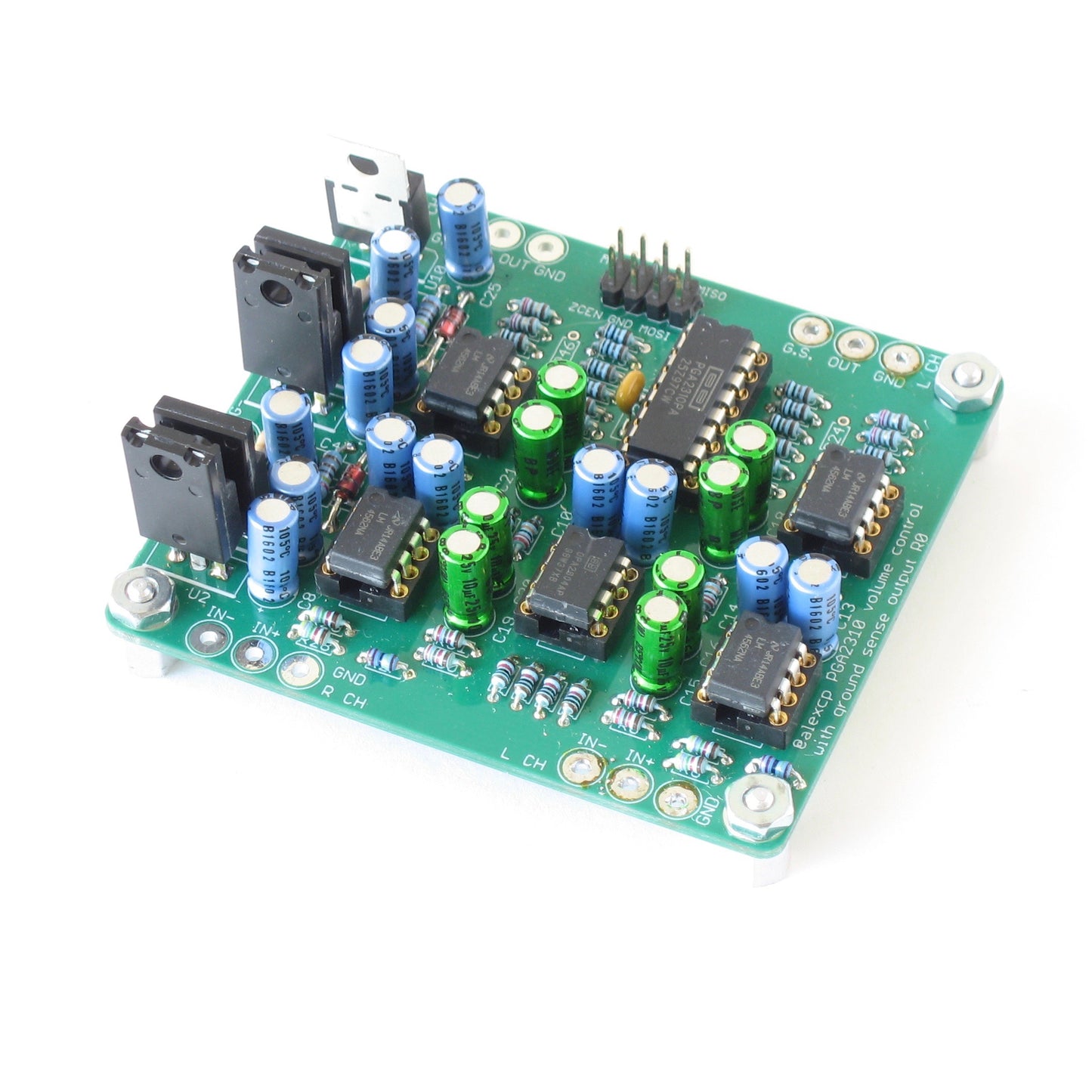 PGA2310 Balanced Digital Volume Control Board with Ground Sensing