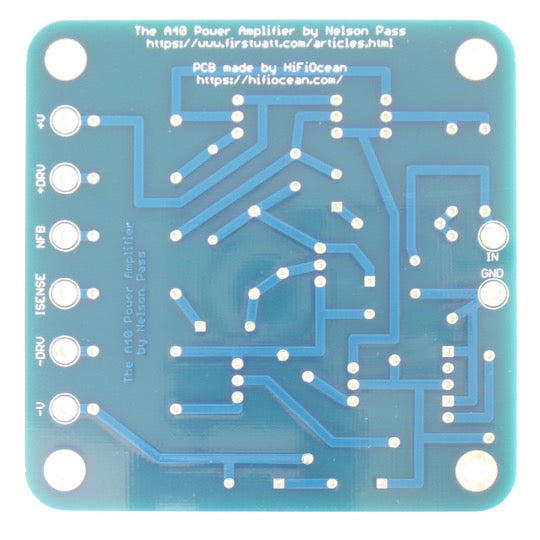 A40 Class A Audio Power Amplifier Boards (pair)