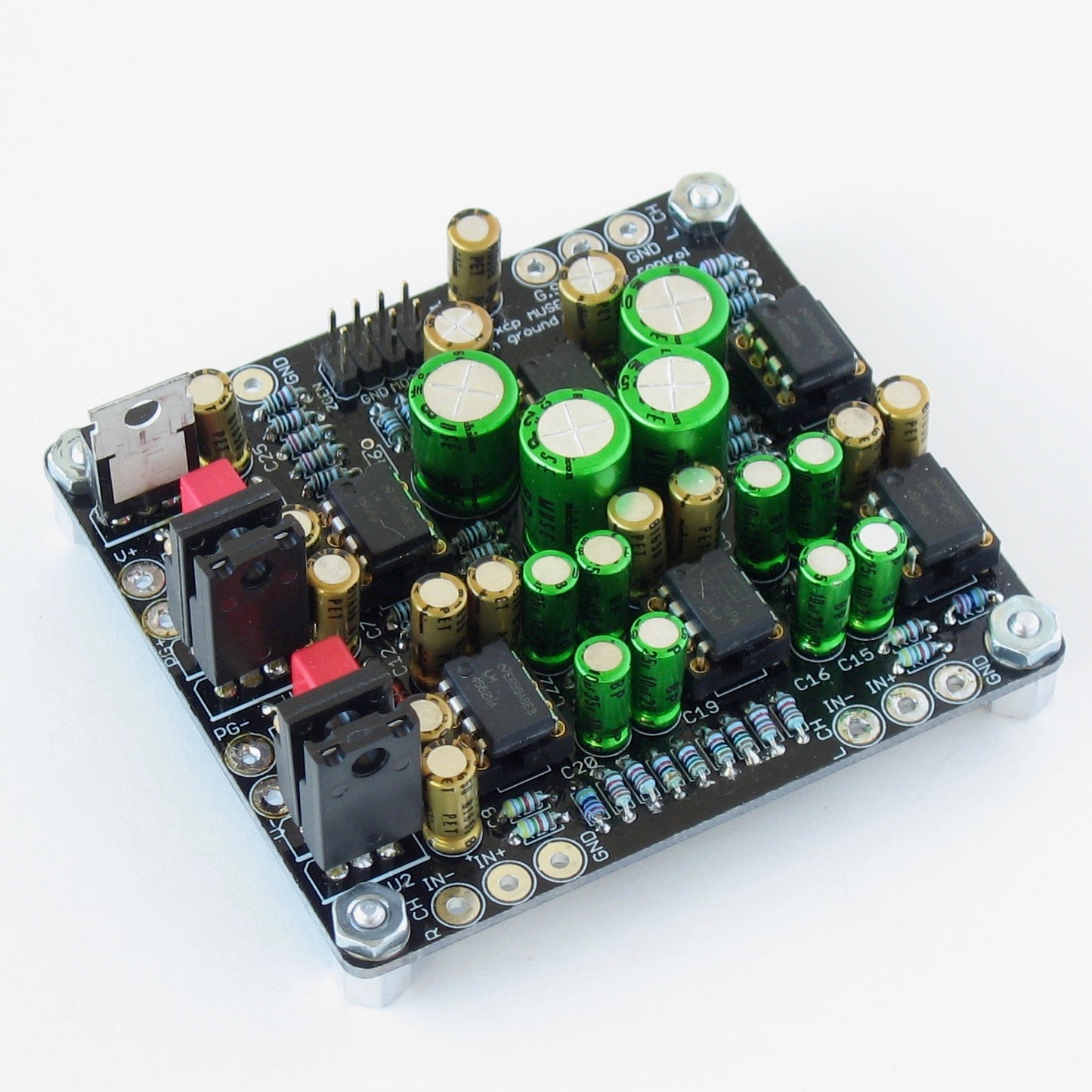 MUSES72320 Volume Control Board with Ground Sensing Output