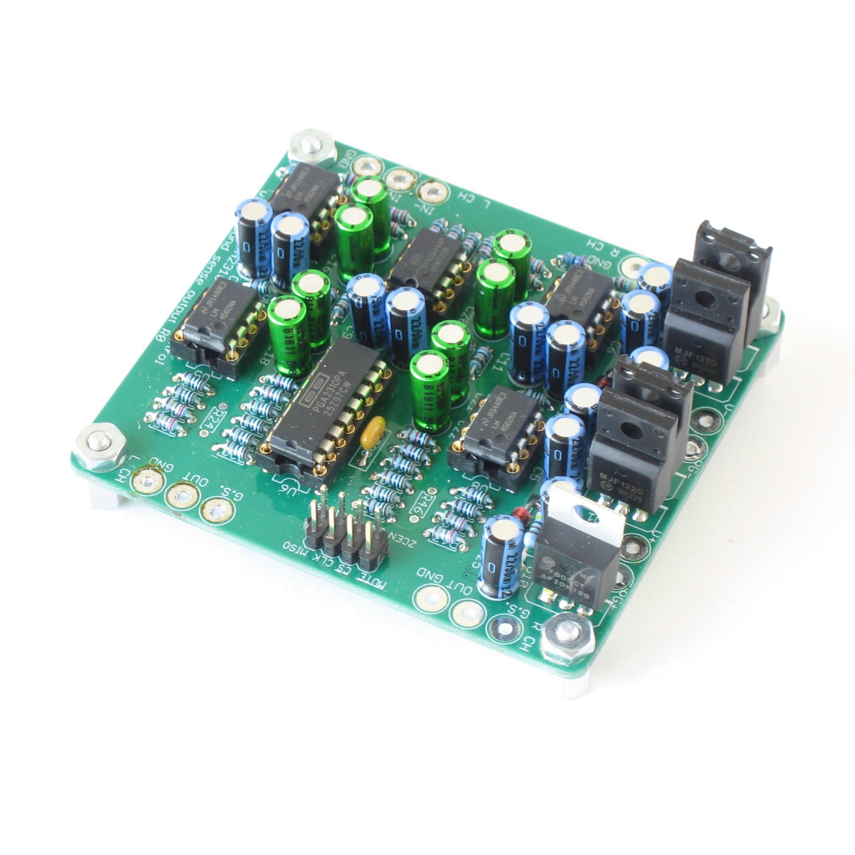 Digital Volume Control Pcb PGA2310 Balanced Digital Volume Control Board with Ground Sensing (PCB ...