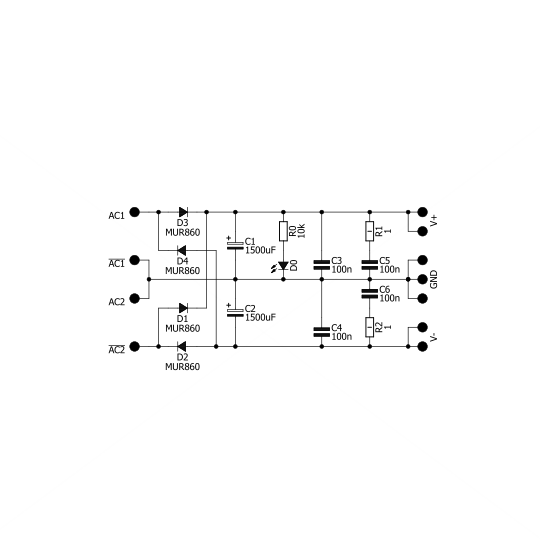 LM1875 Amplifier and Power Supply Board Set